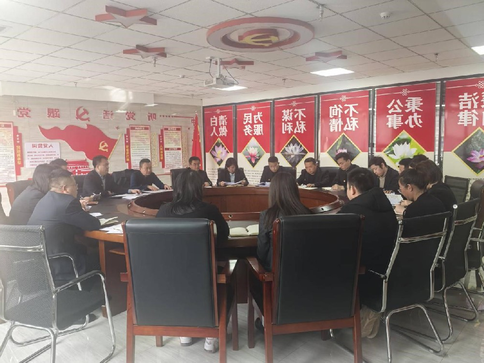 经济发展公司党支部召开2024年度组织生活会暨民主评议党员大会